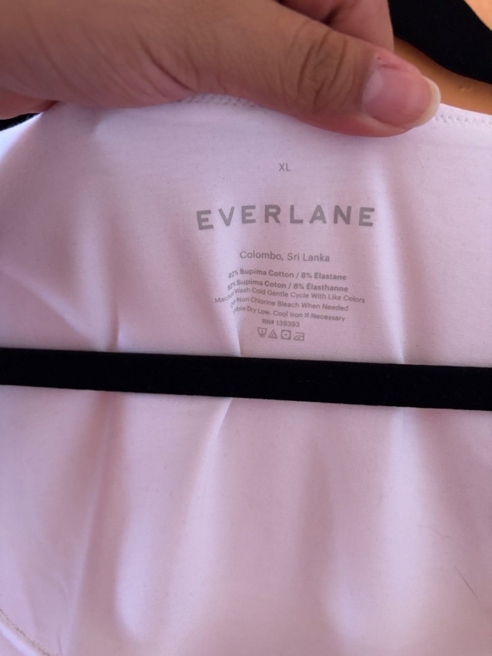 Everlane White Square-Neck Long Sleeve Bodysuit - Picture 4 of 5